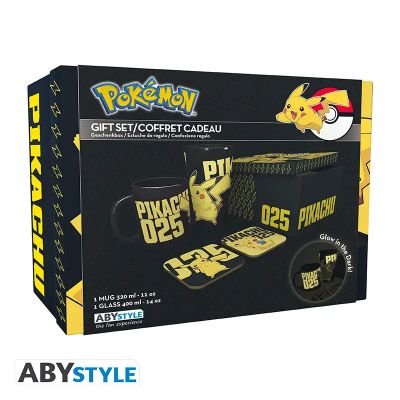 Комплект Pokémon Pikachu - чаша, халба и светещи подложки!