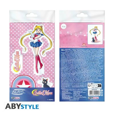Sailor Moon Акрилна Фигурка - Сейлър Муун и Луна - Официален Лицензиран Продукт от ABYstyle