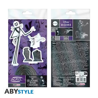 NIGHTMARE BEFORE XMAS Acryl: Джак Скелингтън - внесете магията на Кошмарите преди Коледа във вашия дом!